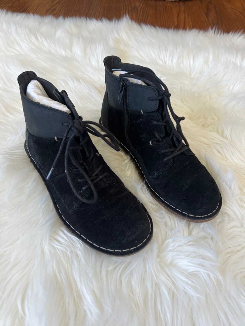 CClarks Tamitha Key Ankle Boots in Black